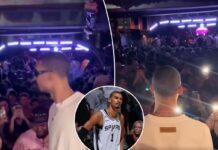 Victor Wembanyama greeted with MVP chants at Paris nightclub in France return