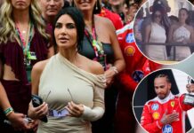 Formula 1 WAGs were privately fuming over the Kim Kardashian ‘circus’ at Monaco Grand Prix