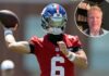 Phil Simms offers advice to Jaxson Dart as drama swirls about off-field decisions