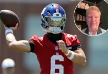 Phil Simms offers advice to Jaxson Dart as drama swirls about off-field decisions