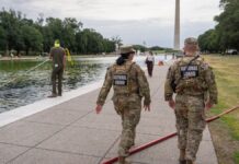 Former Olympian among those charged with vandalizing Reflecting Pool, Trump vows immediate repairs: report