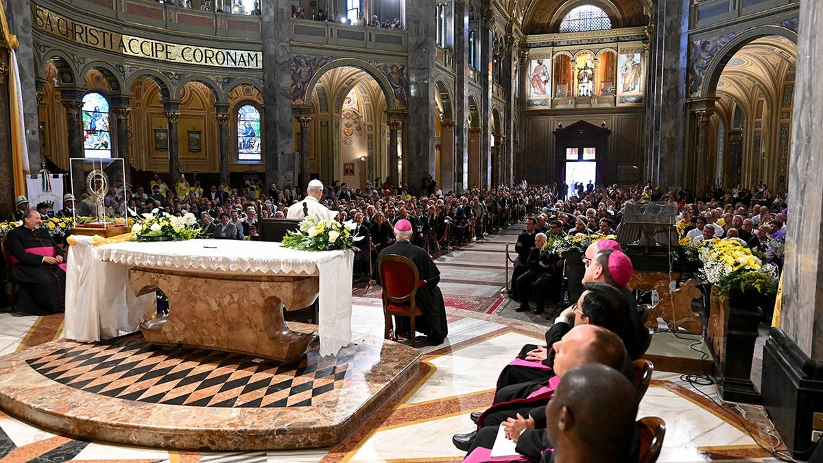 Pope Leo sends unmistakable message on immigrants during visit honoring America’s first saint