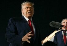 US Army helicopter goes down, but President Donald Trump says ‘pilots are fine’