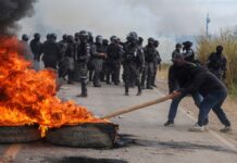 Bolivia approves military measures against nationwide protests