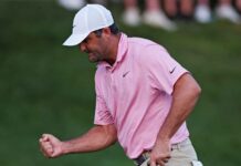 Scottie Scheffler’s clutch par saves set up Monday Travelers playoff vs. Viktor Hovland