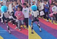 Robot revolt? Viral footage shows humanoid bot KICKING child during live demo
