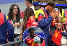 Spain’s teen phenom Lamine Yamal consoled by influencer girlfriend after shocking World Cup start