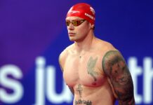 Heartbreak for Adam Peaty’s mum as he competes in first race since fallout with new name