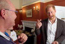 Behind-the-scenes pictures of Prince Harry’s controversial UK visit