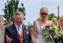Coronation Street’s Sean Wilson marries partner Carol as he makes ‘real friends’ dig