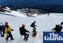 Novice climber rescued after surviving 1,500ft fall down California mountain