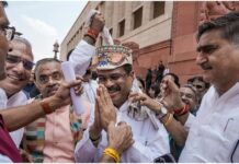 Days After Resignation, Dharmendra Pradhan Gets Hero’s Welcome In Parliament; Congress Hits Out