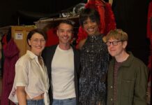Strictly’s new hosts Emma Willis, Josh Widdicombe and Johannes Radebe unite backstage in London