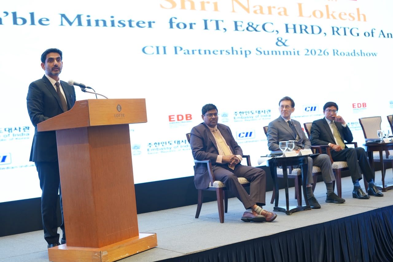 Lokesh Woos Korean Investors, Projects State as Manufacturing, Logistics Gateway