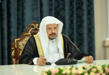 رئيس مجلس الشورى يستعرض العلاقات الثنائية مع رئيس طاجيكستان