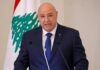 عون يدعو أمريكا إلى الاستمرار في الوقوف بجانب لبنان