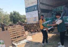 مركز الملك سلمان للإغاثة يوزع 750 سلة غذائية في درعا بسوريا