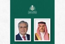 وزير الخارجية ونائب وزير الخارجية الباكستاني يبحثان تطورات التصعيد الأخيرة