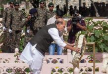 Rajnath Singh Honours Kargil Heroes, Lays Wreath At Drass War Memorial On Kargil Vijay Diwas