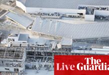 Multiple people trapped inside shopping centre in Japan after earthquake – live updates