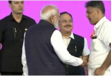 VIDEO | PM Modi Shakes Hands, Holds Long Chat With Congress Leader: Is A Party Switch On The Cards?