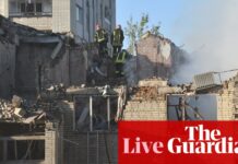 At least 13 killed in Russian attacks on Ukraine as Poland investigates airspace violation – Europe live