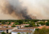 80,000 flee raging wildfires in France and Spain