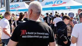 German police pepper-spray protesters amid opposition party convention (VIDEO)