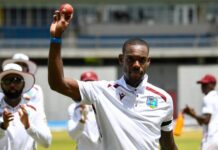 Justin Greaves sets new cricket bowling record with five wicket maiden