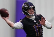 Ravens waive Diego Pavia just days before training camp