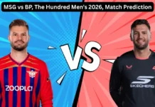 MSG vs BP, The Hundred Men’s 2026, Match Prediction: Who will win today’s game between Manchester Super Giants and Birmingham Phoenix?