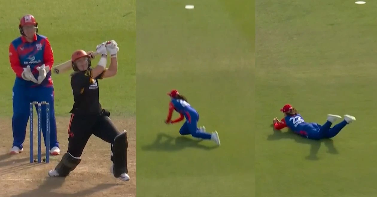 WATCH: Maia Bouchier takes stunning diving catch as Southern Brave stay unbeaten in The Hundred Women 2026