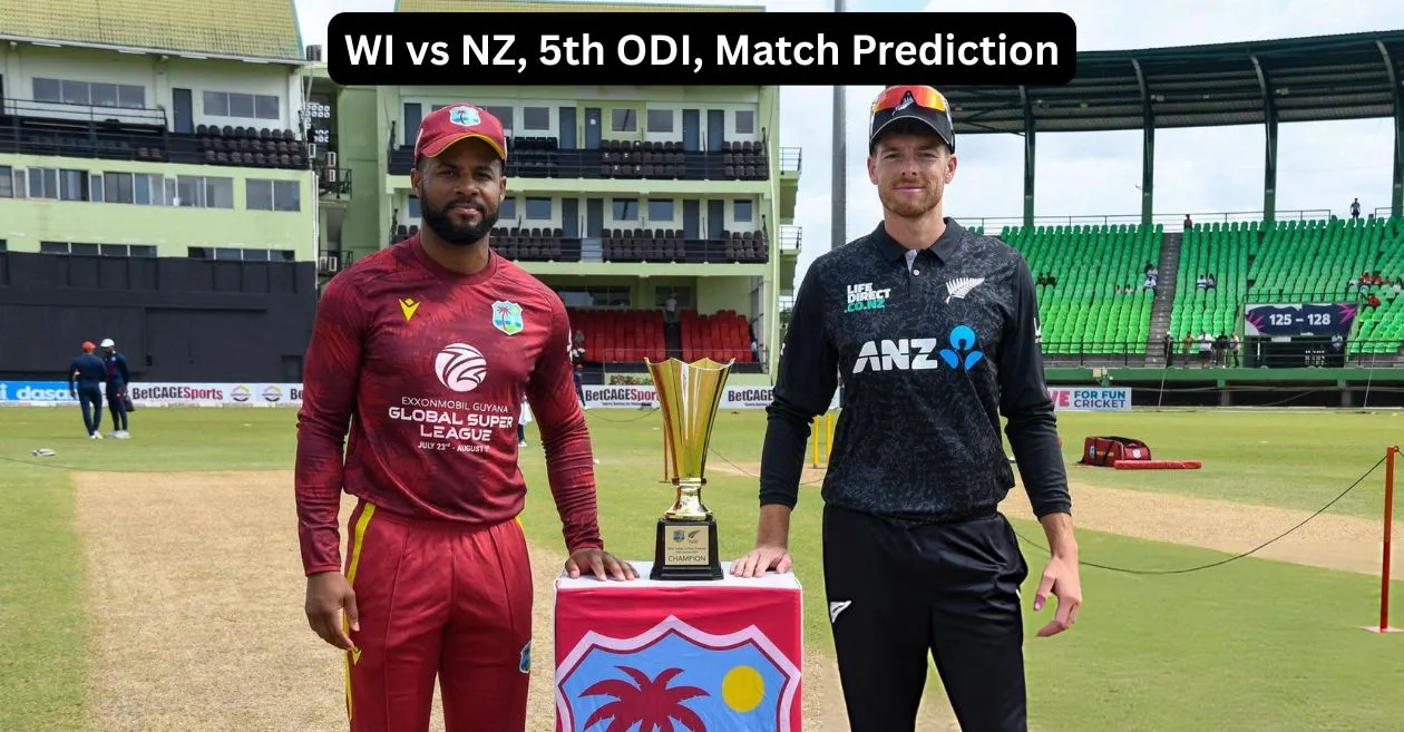 WI vs NZ, 5th ODI, Match Prediction: Who will win today’s game between West Indies and New Zealand?