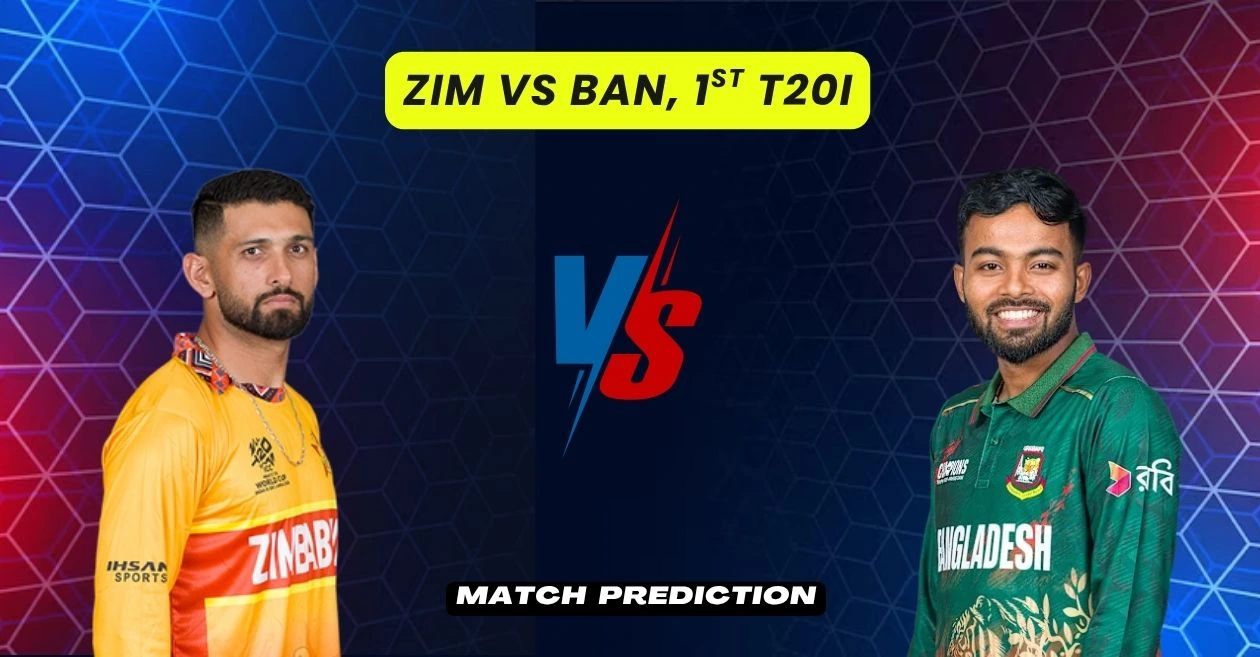 ZIM vs BAN, 1st T20I, Match Prediction: Who will win today’s game between Zimbabwe and Bangladesh?