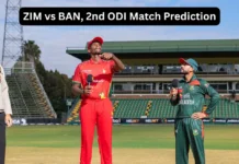 ZIM vs BAN, 2nd ODI Match Prediction: Who will win today’s game between Zimbabwe and Bangladesh?