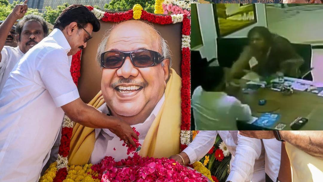 Karunanidhi’s Granddaughter Slaps SBI Branch Manager In Chennai, Video Goes Viral