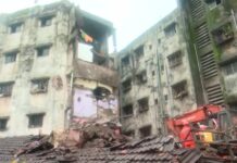 Four-Storey Building Partially Collapses In Maharashtra’s Bhiwandi; 1 Dead, Several Feared Trapped