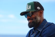 LeBron James seen hanging poolside in first post as free agent