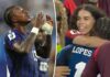 Cape Verde’s Sidney Lopes Cabral embraces girlfriend in stands after World Cup goal vs Argentina