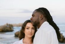 Rams star reveals wife is pregnant with fourth child in beach photoshoot