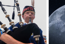 Bagpipes – the first defence against alien invaders?
