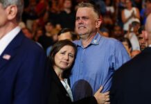 Trump gives emotional tribute to fallen Army Lt Tyler Feehan after flying grieving family on Air Force One