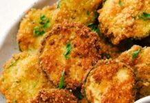 Crispy Parmesan Fried Zucchini