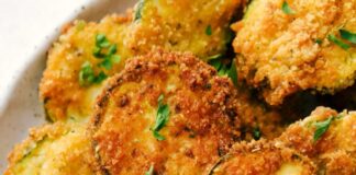 Crispy Parmesan Fried Zucchini