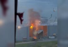 Major fire after Ukrainian strike on St Petersburg warehouse