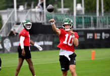 Cade Klubnik impresses Aaron Glenn at Jets training camp
