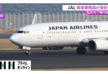 JAL Flight Attendant Seriously Injured in Turbulence
