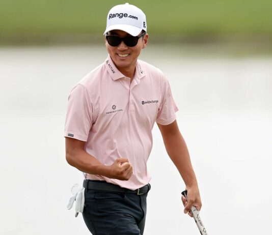 Chasing historic 59, Michael Kim knew exactly how to handle the moment