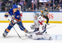 Anders Lee adjusting to ‘big change’ with Mammoth after long Islanders career: ‘No doubt about it’