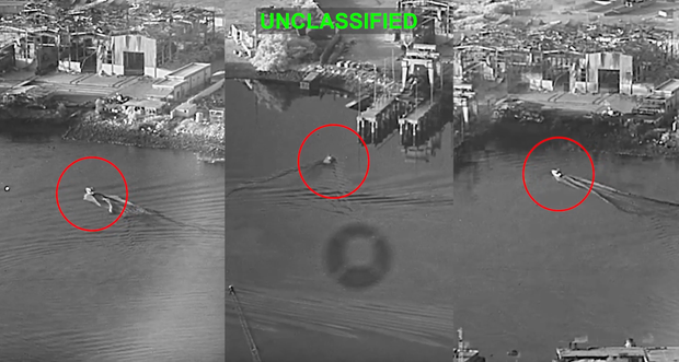 U.S. uses sea drones in combat for first time to attack Iranian port